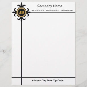 Membrete Monograma Letterhead