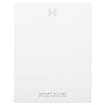 Monograma moderno simple profesional personalizado