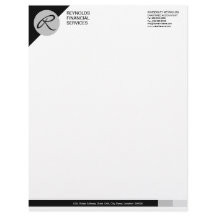 Monograma profesional Negra Gris