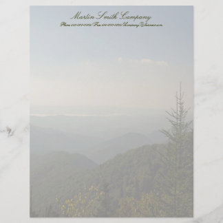 Membrete Montañas Letras Profesionales de Negocios