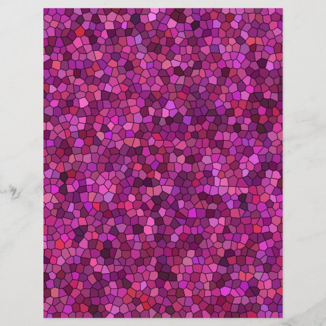 Membrete Mosaic Pink (Anverso)
