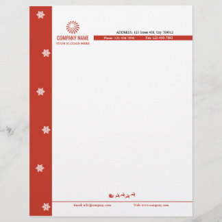 Membrete Navidades Letterhead
