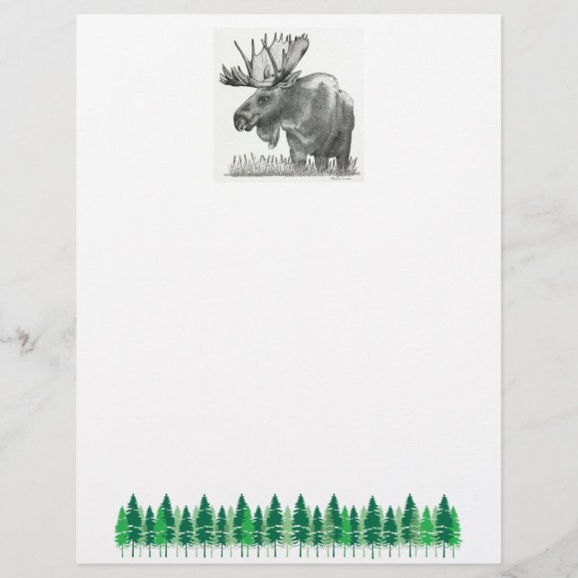 Membrete Navidades Moose (Anverso)