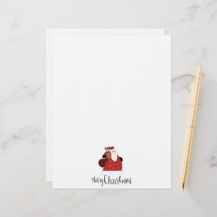 Membrete Navidades Santa Letterhead