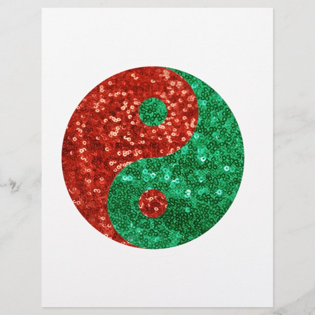 Membrete navidades yin yang (Anverso)