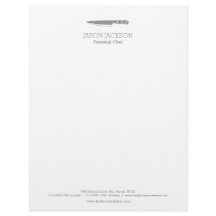 Negocio personal de restauración de logotipos con 