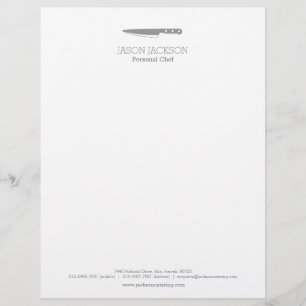 Membrete Negocio personal de restauración de logotipos con
