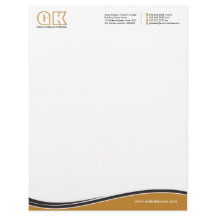 Negocio profesional Dark Brown Gold