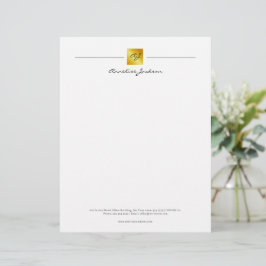 Membrete Negocio Simple de Marca Profesional