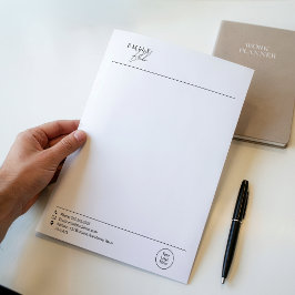 Membrete Negocio Simple Moderno Con Logotipo