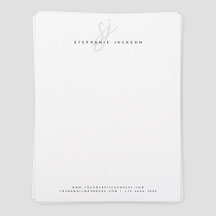 Oficina de monograma de escritura Minimalista simp