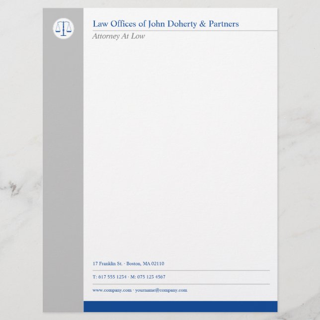 Membrete OFICINAS LEGALES | Abogado (Anverso)