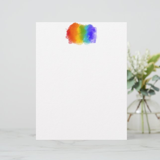 Membrete Orgullo moderno de SlipperyJoe splatter energía y  (Anverso de pie)