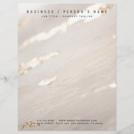 Membrete Oro Laminado Moderno Elegante