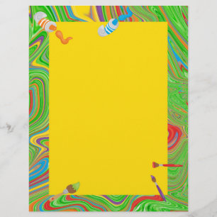 Membrete Paint Tube Paint Brush Theme