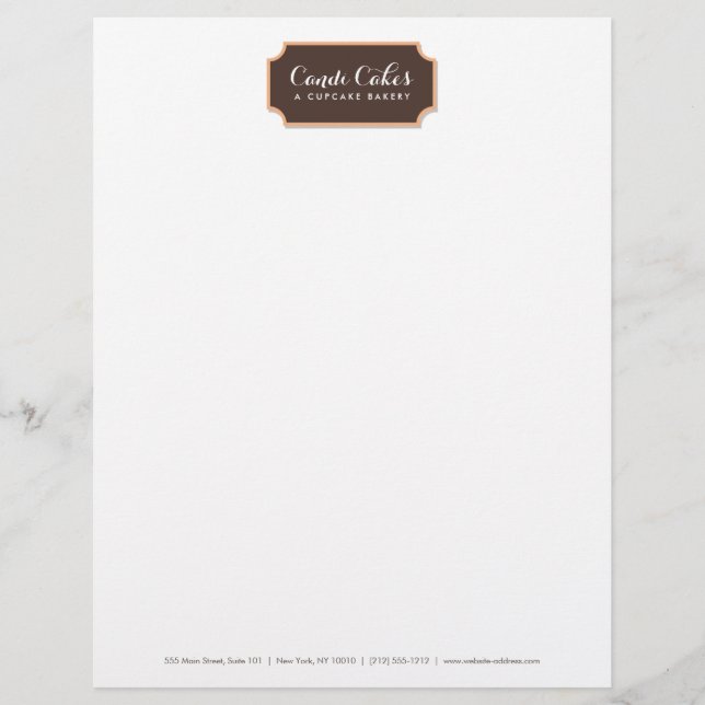 Membrete Panadería Letterhead (Anverso)