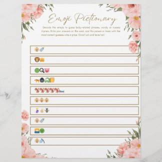 Membrete Paquete Baby Shower - Emoji de imágenes
