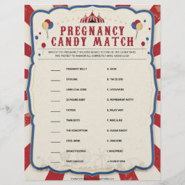 Membrete Paro de golosinas [tema del circo]