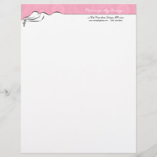 Membrete Passion Pink Darla Letterhead