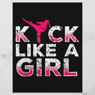 Membrete Pateo Como Un Chica Karate Kickboxing