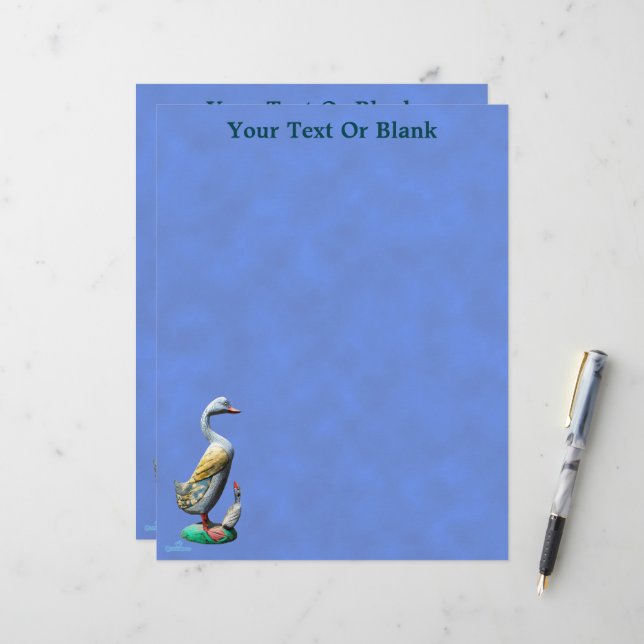 Membrete Patos De Madera Weathered (Anverso/Reverso In Situ)