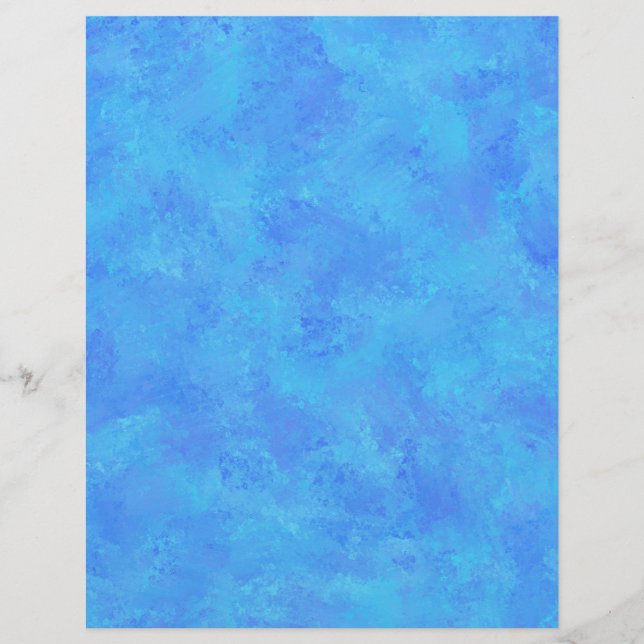 Membrete Patrón abstracto azul (Anverso)