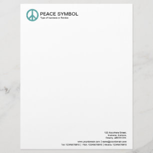 Membrete Paz Áspera - Verde Océano