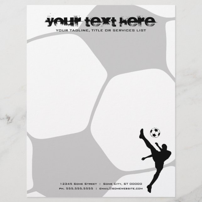 Membrete pelota de fútbol (Anverso)