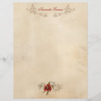 Pergamino artesanal de grano de época