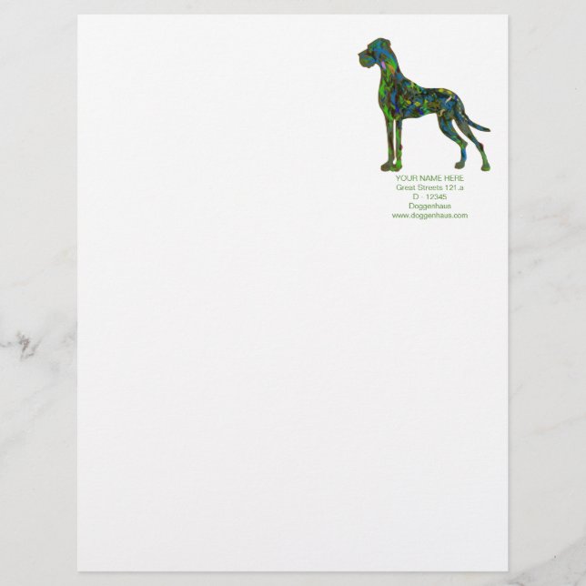 Membrete Perro más grande de la selva (Anverso)