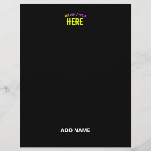 MEMBRETE PERSONALIZABLE MODERNO ESTILO NEGRO VERIFICADO MAR