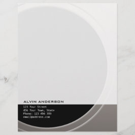 Membrete Personalizable original geométrico cualquier texto