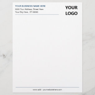 Membrete Personalizado Business Logo Company Office Letterh
