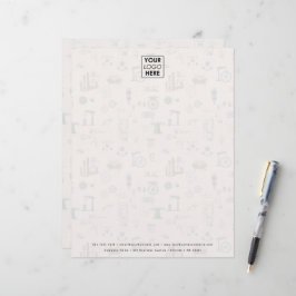 Membrete Personalizado Científico Mecánico de Antigüedades