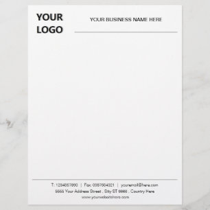 Membrete Personalizado Classic Business Office Letterhead a