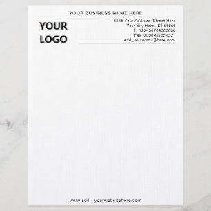 Membrete Personalizado Classic Business Office Letterhead a