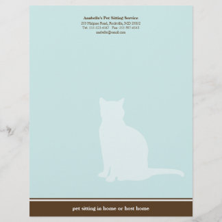 Membrete Personalizado del servicio del mascota elegante