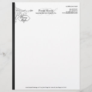 Membrete Personalizado Realtor Business Letterhead V1