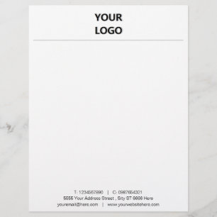 Membrete Personalizado Su Propio Letterhead Comercial De Di
