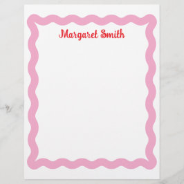 Membrete Personalized Monogram Notepads with Scallop Border