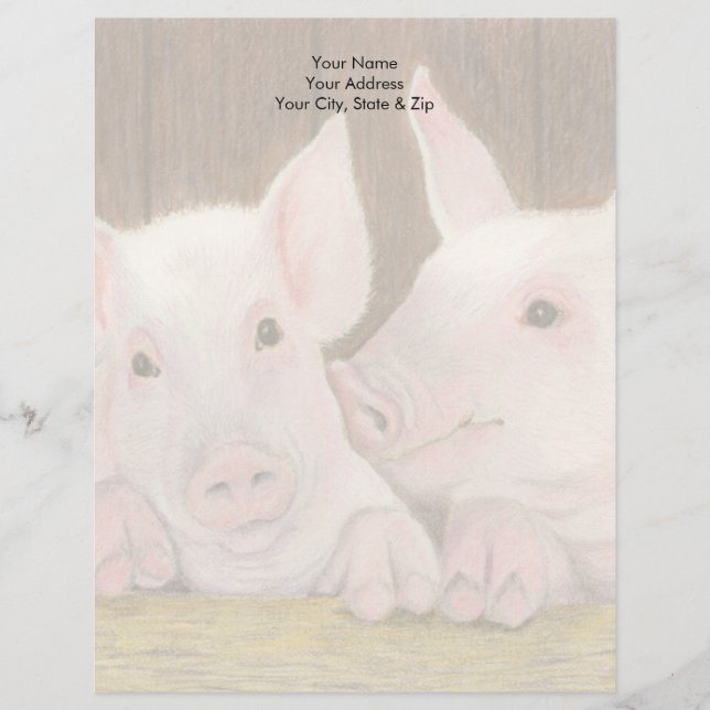 Membrete Piglets (Anverso)