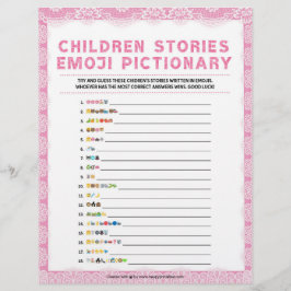 Membrete Pintoresca de historia infantil [Lujo de lujo [ros