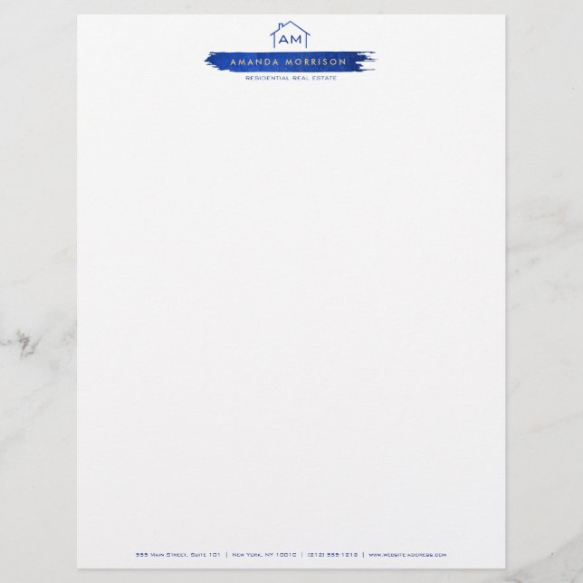 Membrete Pintura de casa de Creative Realtor Real Estate Sw (Anverso)