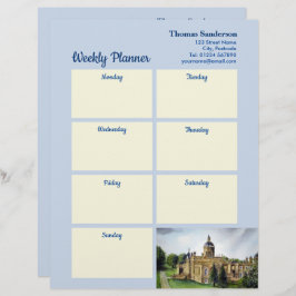 Membrete Planner Castle Howard Yorkshire Inglaterra