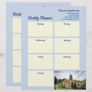 Membrete Planner Castle Howard Yorkshire Inglaterra