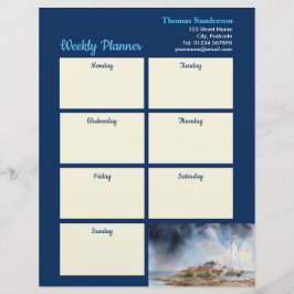 Membrete Planner semanal St Marys Lighthouse Whitley Bay Re