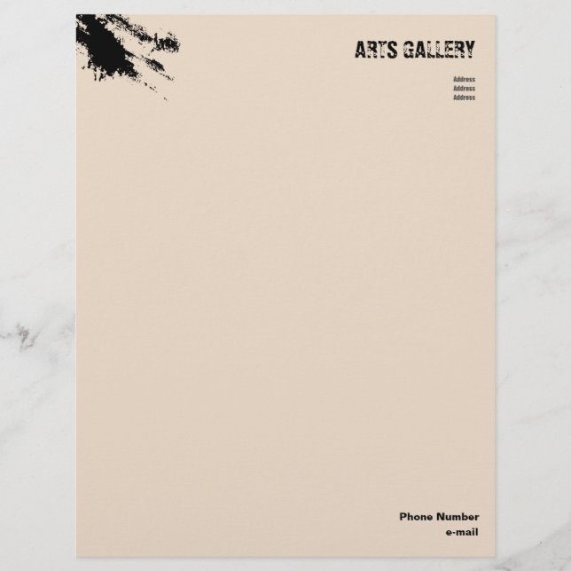 Membrete Plantilla de barrido de naranja (Anverso)