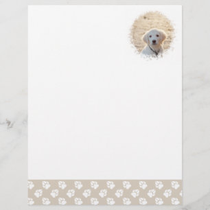 Membrete Plantilla de fotografía de Mascota personalizado c