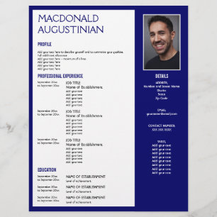 Membrete PLANTILLA DE RESUMEN profesional Personalizado P