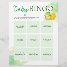 Membrete Plantilla personalizada de juego de bingo para beb